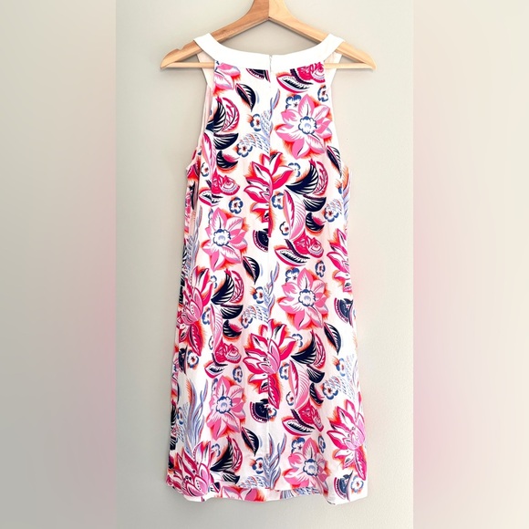 Tommy Bahama Women's Small Shift Dress Linen Blend Midi Preppy Resort Wear - Picture 6 of 12